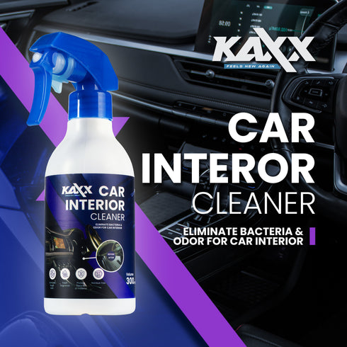 KAXX Car Interior Cleaner 300ml | Removes Stains & Odor | Anti-Bacteria, Fresh Finish, Residue-Free