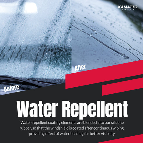 Kamatto Wiper Porsche Cayenne 92A (2011-2018) Hydrophobic Silicone Water Repelling Coating