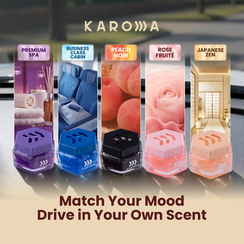 Karoma Premium Car Perfume Gel & Air Freshener | Pewangi Kereta | Long-Lasting Up To 60 Days