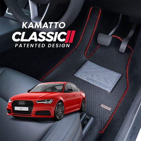 Kamatto Classic Audi A6 Petrol (2011-2018) Car Floor Mat and Carpet