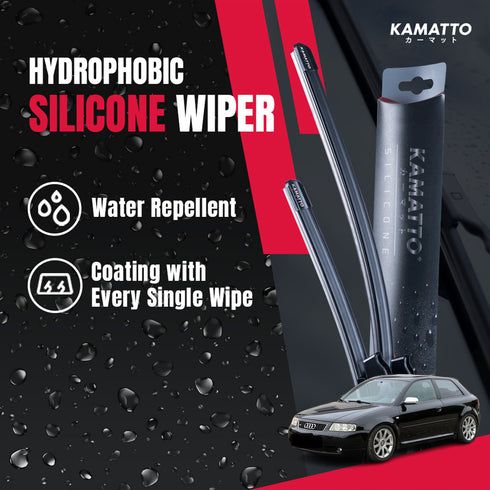 Kamatto Wiper Audi RS3 (1999-2003) Hydrophobic Silicone Water Repelling Coating