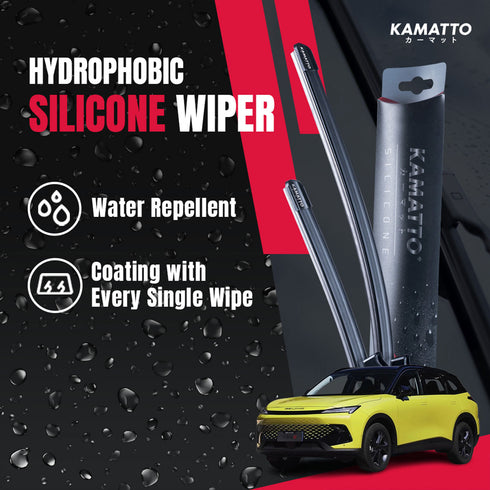 Kamatto Wiper BAIC X55 (2024-Present) Hydrophobic Silicone Water Repelling Coating
