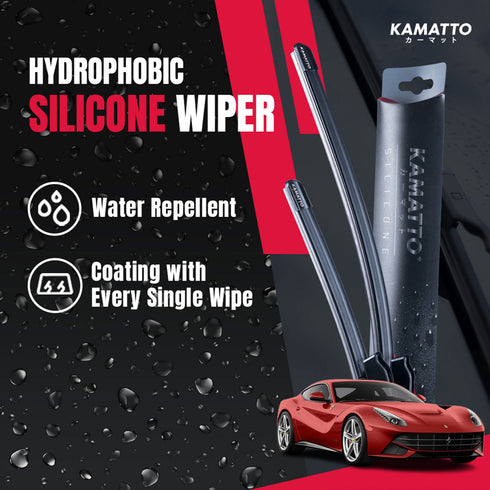 Kamatto Wiper Ferrari F12berlinetta F152 (2012-2017) Hydrophobic Silicone Water Repelling Coating