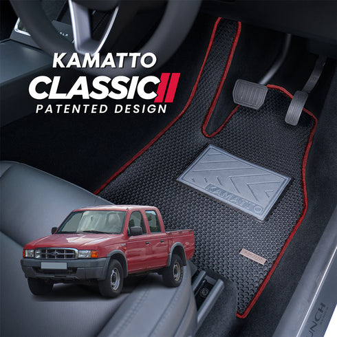 Kamatto Classic Ford Ranger PE/PG/PH Double Cab (1998-2006) Car Floor Mat and Carpet