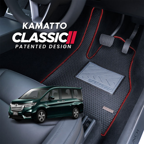 Kamatto Classic Honda Stepwgn 7 Seater Hybrid (2015-2022) Car Floor Mat and Carpet