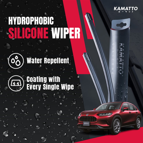 Kamatto Wiper Honda ZR-V (2024-Present) Hydrophobic Silicone Water Repelling Coating