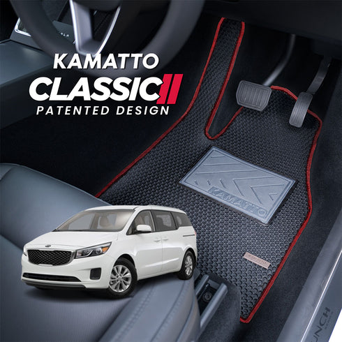 Kamatto Classic Kia Carnival YP 11-Seater (2014-2020) Car Floor Mat and Carpet