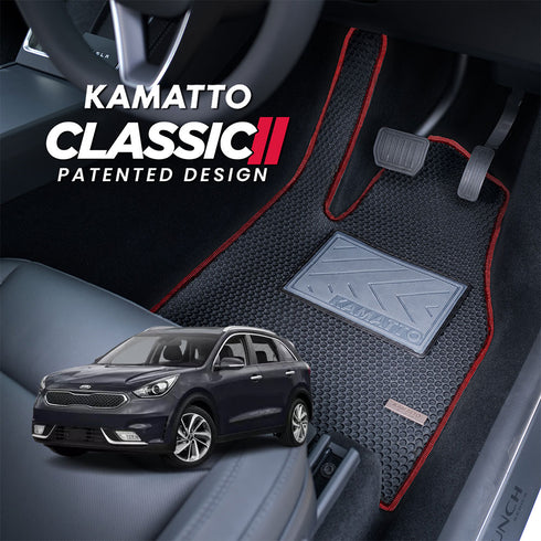 Kamatto Classic Kia Niro Hybrid Pre Facelift (2016-2018) Car Floor Mat and Carpet
