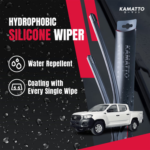 Kamatto Wiper Maxus T60 (2016-Present) Hydrophobic Silicone Water Repelling Coating