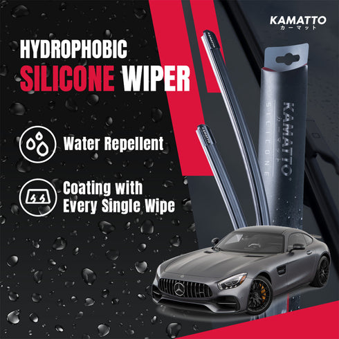 Kamatto Wiper Mercedes-Benz AMG GT S (2015-2020) Hydrophobic Silicone Water Repelling Coating