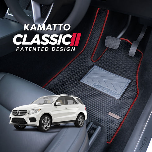 Kamatto Classic Mercedes Benz GLE-Class W166 Facelift (2015-2019) Car Floor Mat and Carpet