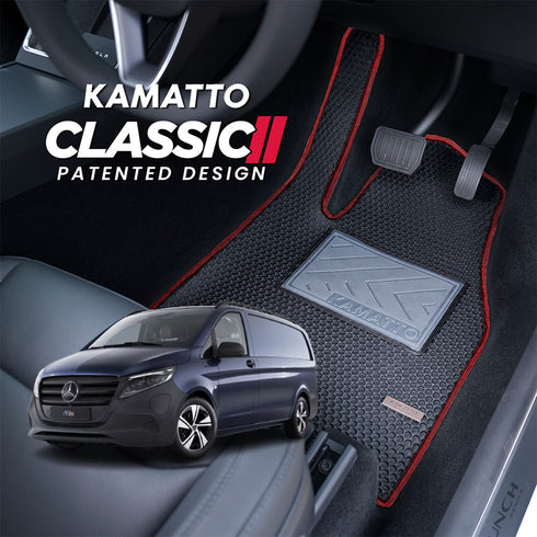 Kamatto Classic Mercedes Benz e-Vito W447 Panel Van (2020-Present) Car Floor Mat and Carpet