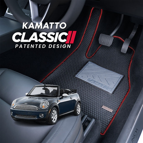 Kamatto Classic Mini Cooper Convertible R57 (2006-2013) Car Floor Mat and Carpet