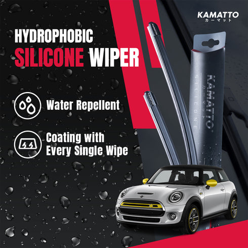 Kamatto Wiper Mini Electric/Cooper SE EV (2020-Present) Hydrophobic Silicone Water Repelling Coating