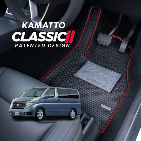 Kamatto Classic Nissan Elgrand E51 8 Seater (2002-2010) Car Floor Mat and Carpet