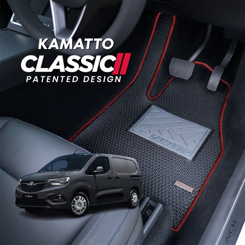 Kamatto Classic Opel Combo E K9/ Combo-e Electric Semi Panel Van (2019-Present) Car Floor Mat and Carpet