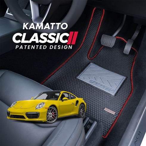 Kamatto Classic Porsche 911 997 4-Seater (2004-2013) Car Floor Mat and Carpet