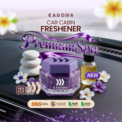Karoma Premium Car Perfume Gel & Air Freshener | Pewangi Kereta | Long-Lasting Up To 60 Days