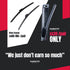 Kamatto Wiper Jaguar XF X260 (2015-Present) Hydrophobic Silicone Water Repelling Coating