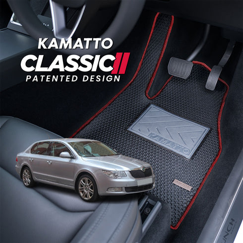 Kamatto Classic Skoda Superb B6 T3 (2008-2015) Car Floor Mat and Carpet
