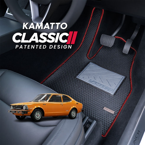 Kamatto Classic Toyota Corolla KE20 2-Door Sedan (1970-1974) Car Floor Mat and Carpet