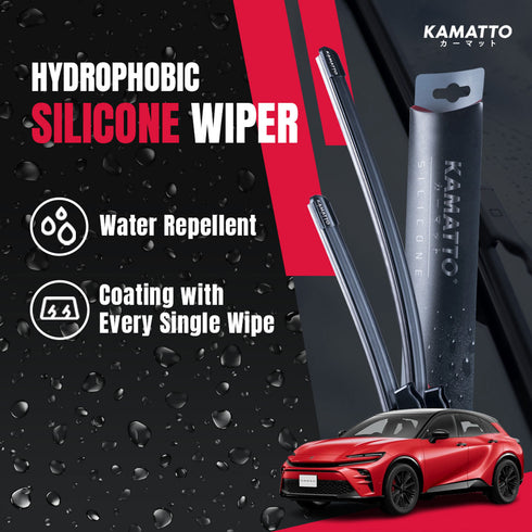 Kamatto Wiper Toyota Crown Sport S236 (2023-Present) Hydrophobic Silicone Water Repelling Coating