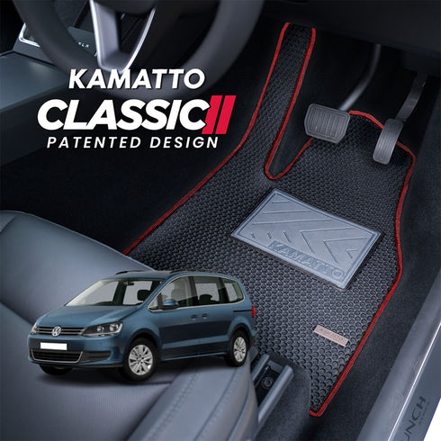 Kamatto Classic Volkswagen Sharan 7N 8-Seater (2010-2022) Car Floor Mat and Carpet