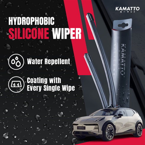 Kamatto Wiper Zeekr X (2024-Present) Hydrophobic Silicone Water Repelling Coating