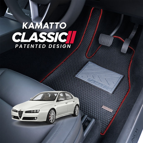 Kamatto Classic Alfa Romeo 159 (2011-2015) Car Floor Mat and Carpet