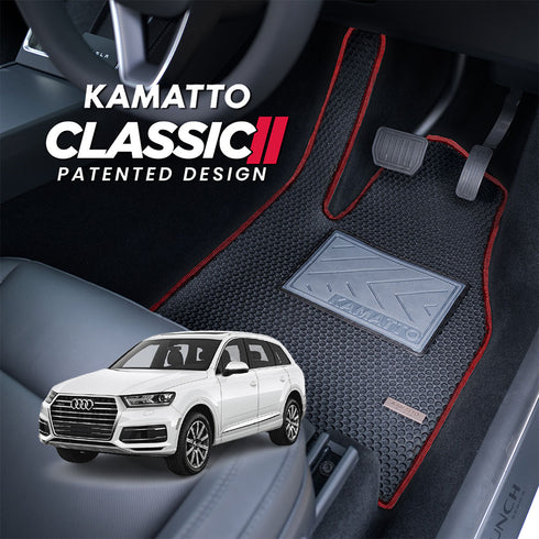 Kamatto Classic Audi Q7 7-Seater (2016-Present) Car Floor Mat and Carpet