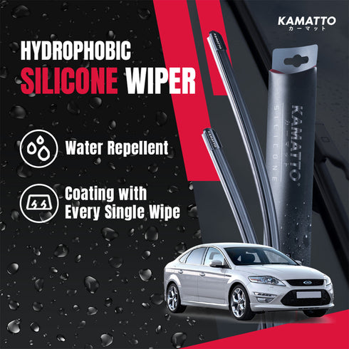 Kamatto Wiper Ford Mondeo (2007-2014) Hydrophobic Silicone Water Repelling Coating