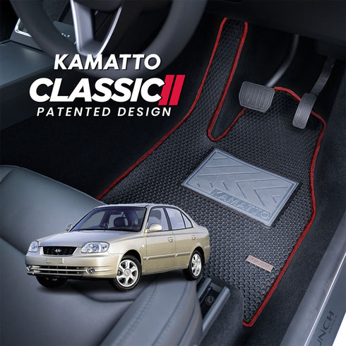 Kamatto Classic Hyundai Accent LC Sedan (1999-2005) Car Floor Mat and Carpet