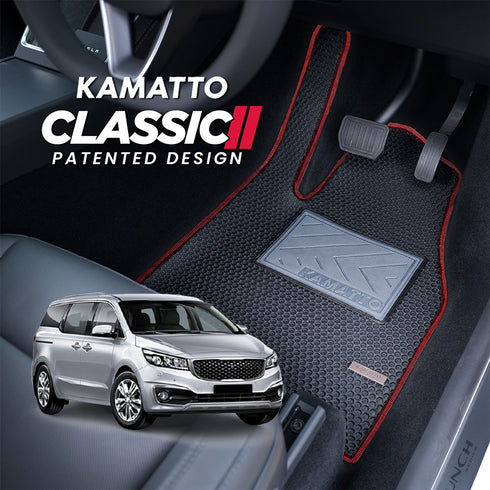 Kamatto Classic Kia Carnival 8-Seater (2017-2020) Car Floor Mat and Carpet