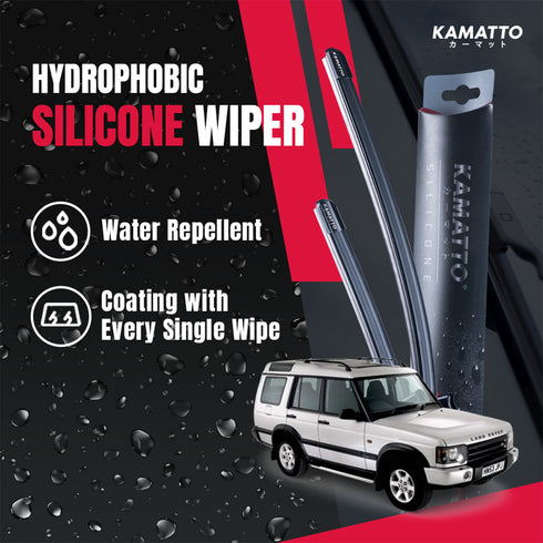 Kamatto Wiper Land Rover Discovery 2 TD5 (1998-2004) Hydrophobic Silicone Water Repelling Coating
