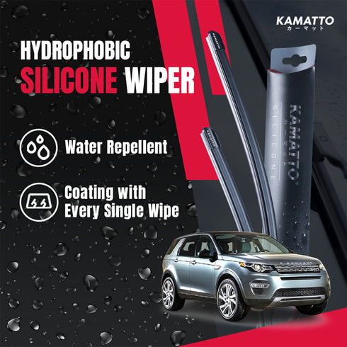 Kamatto Wiper Land Rover Discovery Sport (2016-Present) Hydrophobic Silicone Water Repelling Coating