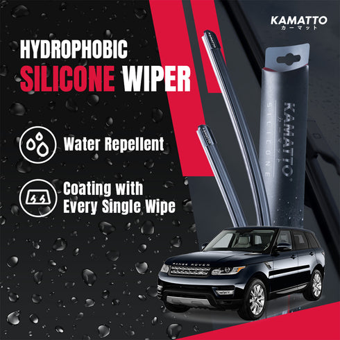 Kamatto Wiper Land Rover Range Rover Sport (2013-2022) Hydrophobic Silicone Water Repelling Coating