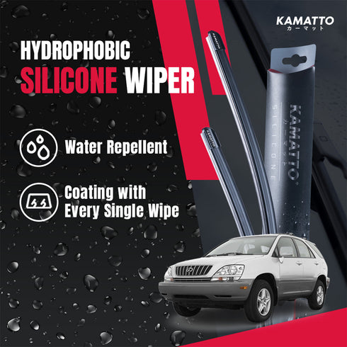 Kamatto Wiper Lexus RX (1998-2003) Hydrophobic Silicone Water Repelling Coating