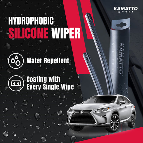 Kamatto Wiper Lexus RX (2015-2019) Hydrophobic Silicone Water Repelling Coating