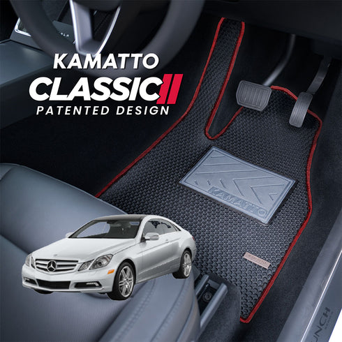 Kamatto Classic Mercedes Benz E-Class Coupe C207 Pre-Facelift (2010-2013) Car Floor Mat and Carpet
