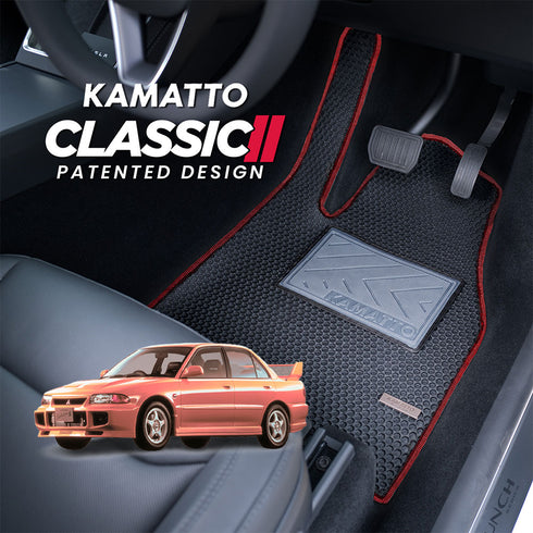 Kamatto Classic Mitsubishi Lancer Evolution 3 (1995-1996) Car Floor Mat and Carpet