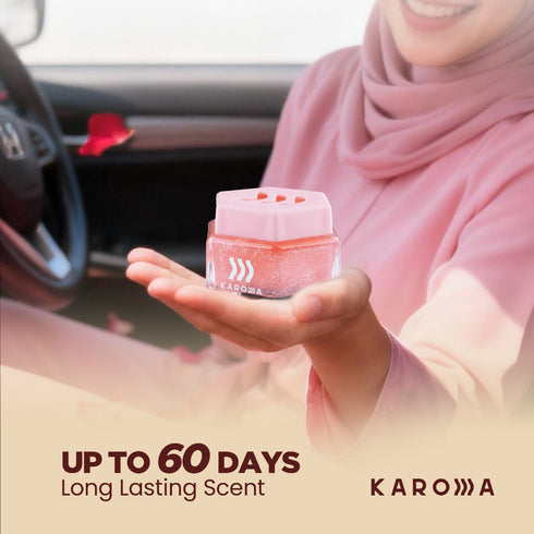 Karoma Premium Car Perfume Gel & Air Freshener | Pewangi Kereta | Long-Lasting Up To 60 Days