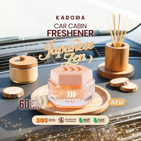 Karoma Premium Car Perfume Gel & Air Freshener | Pewangi Kereta | Long-Lasting Up To 60 Days
