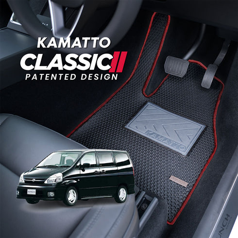 Kamatto Classic Nissan Serena C24 7-Seater (2001-2012) Car Floor Mat and Carpet