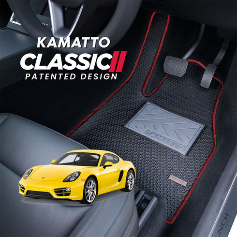 Kamatto Classic Porsche 718 Cayman S (2013-2016) Car Floor Mat and Carpet