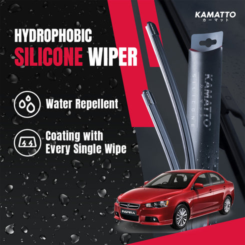 Kamatto Wiper Proton Inspira (2010-2015) Hydrophobic Silicone Water Repelling Coating