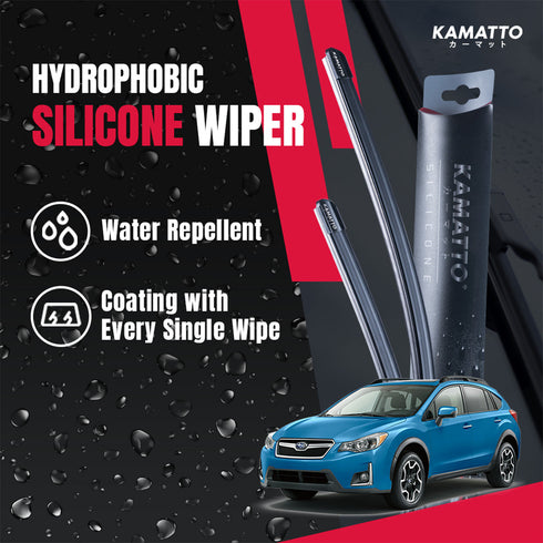 Kamatto Wiper Subaru XV (2012-2017) Hydrophobic Silicone Water Repelling Coating