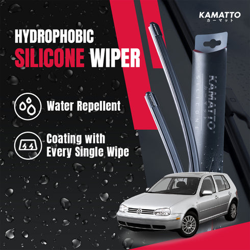 Kamatto Wiper Volkswagen Golf (MK4) 1997-2005 Hydrophobic Silicone Water Repelling Coating